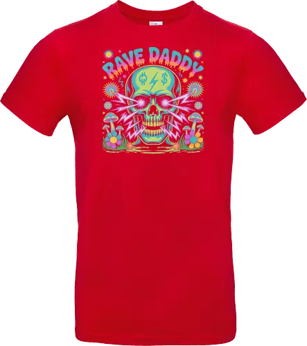 Rave Daddy" Psychedelic Skull
