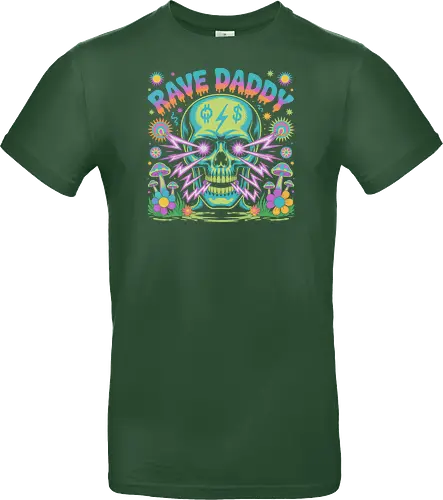 Rave Daddy" Psychedelic Skull