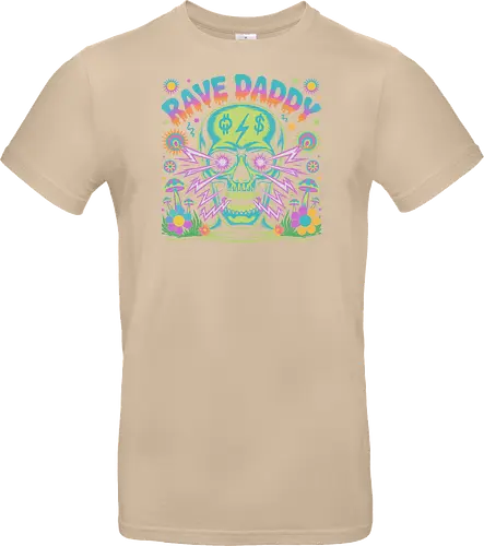 Rave Daddy" Psychedelic Skull