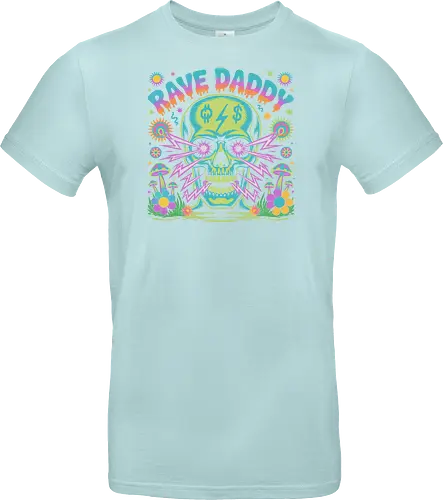 Rave Daddy" Psychedelic Skull