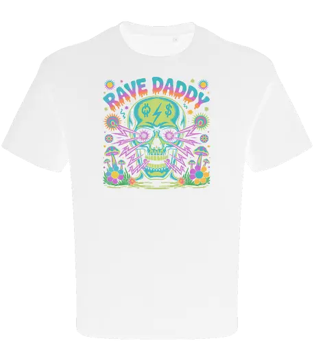 Rave Daddy" Psychedelic Skull