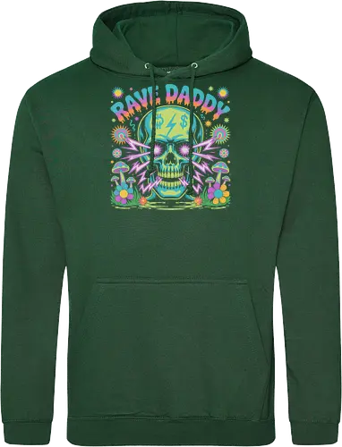 Rave Daddy" Psychedelic Skull