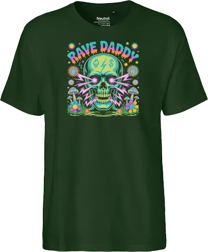Rave Daddy" Psychedelic Skull