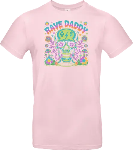 Rave Daddy" Psychedelic Skull