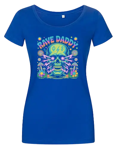 Rave Daddy" Psychedelic Skull