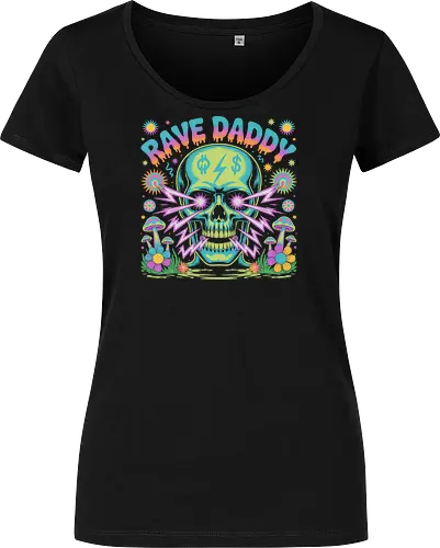 Rave Daddy" Psychedelic Skull