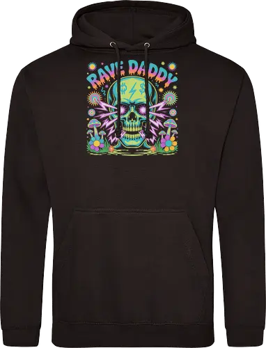 Rave Daddy" Psychedelic Skull