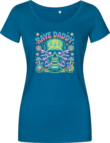 Rave Daddy" Psychedelic Skull