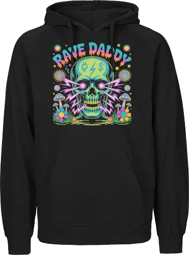Rave Daddy" Psychedelic Skull