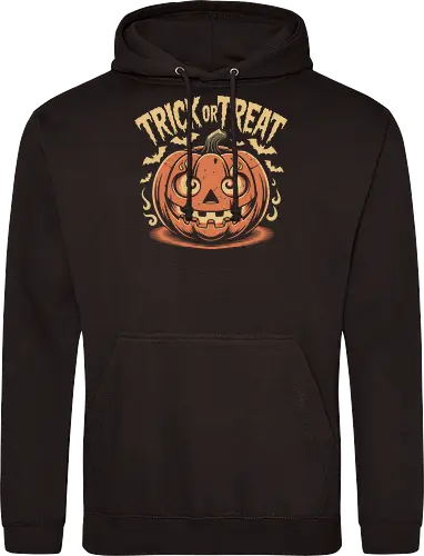 Trick or Treat" Flaming Jack-O'-Lantern Halloween Art