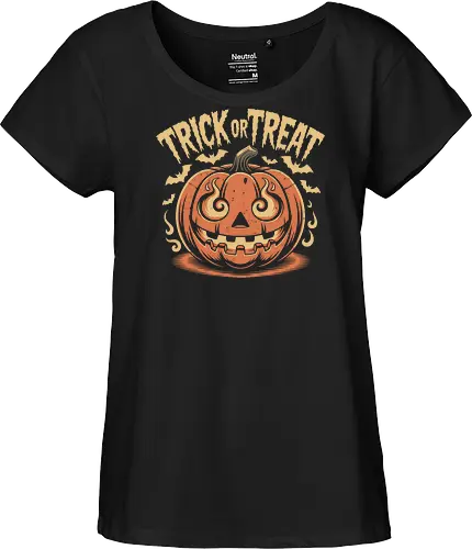 Trick or Treat" Flaming Jack-O'-Lantern Halloween Art