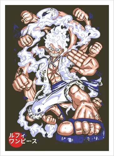  Monkey D. pirate Gear Fourth Boundman Pirate Art