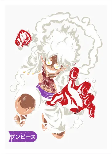 Monkey D. pirate Gear 5 Nika Form Pirate Art