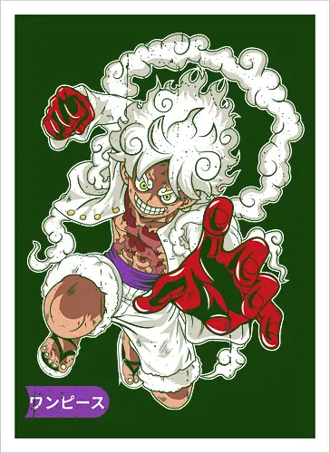 Monkey D. pirate Gear 5 Nika Form Pirate Art