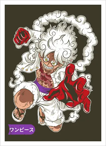 Monkey D. pirate Gear 5 Nika Form Pirate Art
