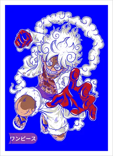 Monkey D. pirate Gear 5 Nika Form Pirate Art