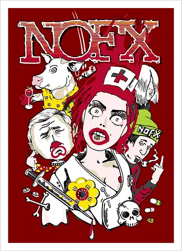 NOFX - Chaotische Krankenschwester Kunst - Kalifornischer Punk Rock