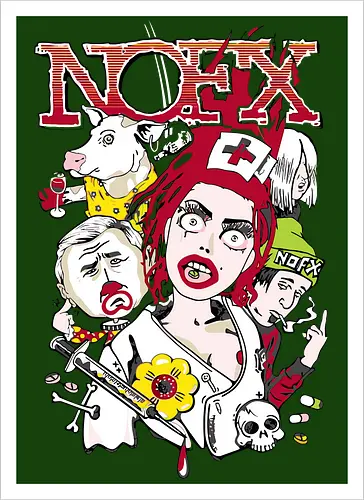 NOFX - Chaotische Krankenschwester Kunst - Kalifornischer Punk Rock