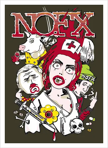 NOFX - Chaotische Krankenschwester Kunst - Kalifornischer Punk Rock
