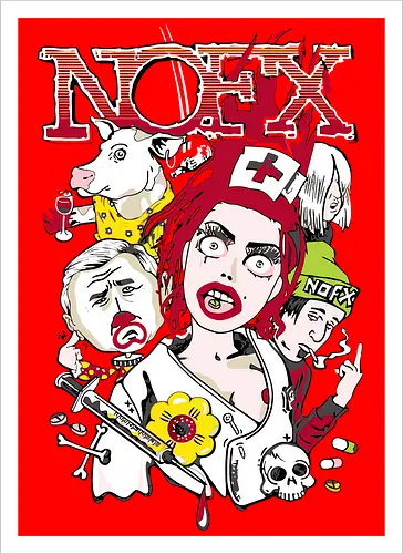 NOFX - Chaotische Krankenschwester Kunst - Kalifornischer Punk Rock