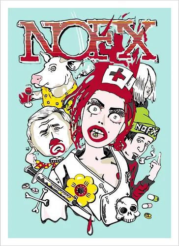 NOFX - Chaotische Krankenschwester Kunst - Kalifornischer Punk Rock