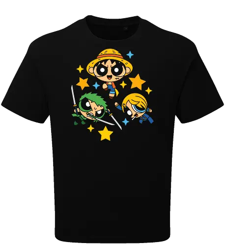 Cute Chibi Straw Hat Pirates Trio Pirate Art
