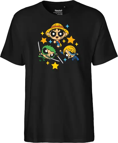 Cute Chibi Straw Hat Pirates Trio Pirate Art