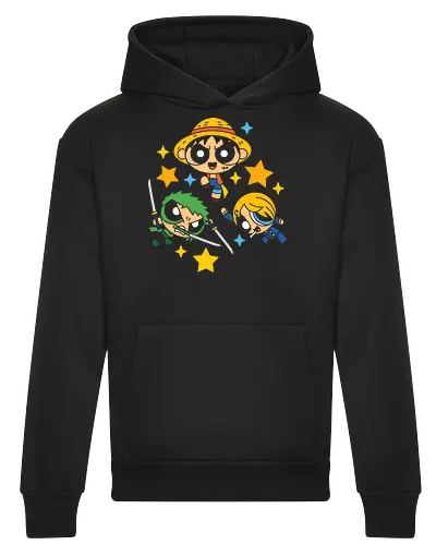 Cute Chibi Straw Hat Pirates Trio Pirate Art