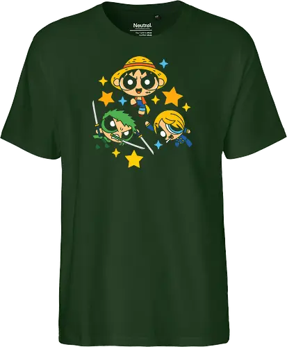 Cute Chibi Straw Hat Pirates Trio Pirate Art