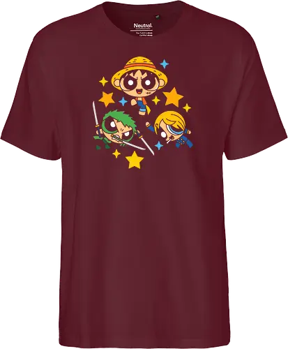 Cute Chibi Straw Hat Pirates Trio Pirate Art