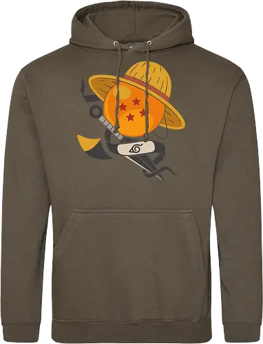 Anime Crossover Dragon Pirate Shinobi Mashup Art