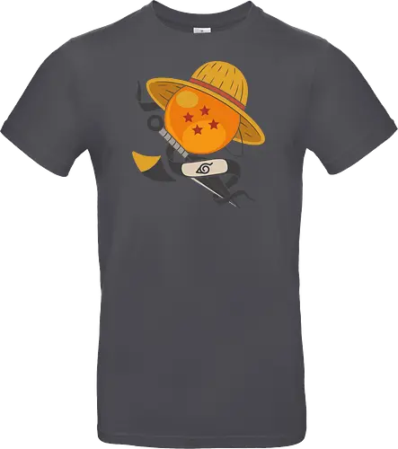 Anime Crossover Dragon Pirate Shinobi Mashup Art