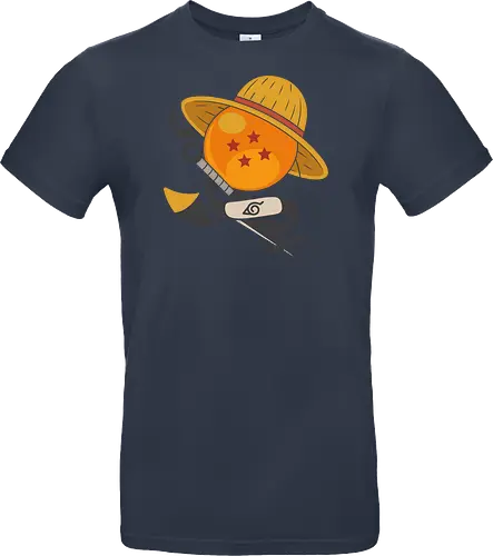 Anime Crossover Dragon Pirate Shinobi Mashup Art