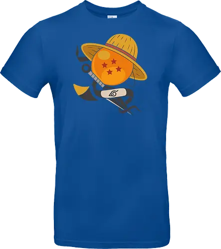 Anime Crossover Dragon Pirate Shinobi Mashup Art