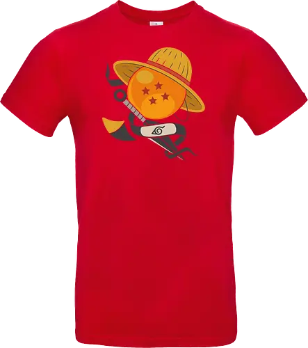 Anime Crossover Dragon Pirate Shinobi Mashup Art