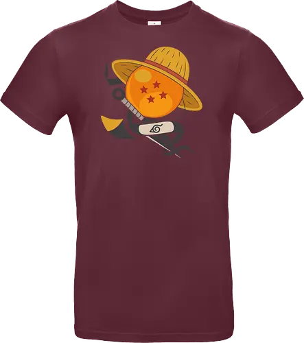 Anime Crossover Dragon Pirate Shinobi Mashup Art