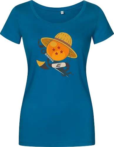 Anime Crossover Dragon Pirate Shinobi Mashup Art