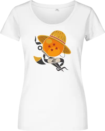 Anime Crossover Dragon Pirate Shinobi Mashup Art