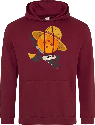 Anime Crossover Dragon Pirate Shinobi Mashup Art