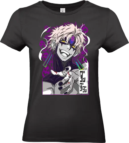 "The Devil" Hanta Yu Yu Hakusho Anime Art - Doan Hanta, Yu Yu Hakusho, anime, manga, Dark Tournament, villain, hanta, third eye, cursed, anime art, fan merchandise, retro anime, Japanese animation, shonen, anime print, yuyu hakusho, evil grin, ghost, spooky - Standard T-Shirt (Women)