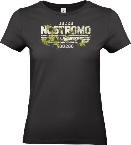 Nostromo Acid - nostromo, alien, retro monitor, spaceship, scifi, 1979, weyland, xenomorph - Standard T-Shirt (Women)