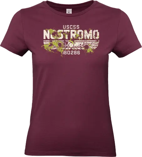 Nostromo Acid - nostromo, alien, retro monitor, spaceship, scifi, 1979, weyland, xenomorph - Standard T-Shirt (Women)