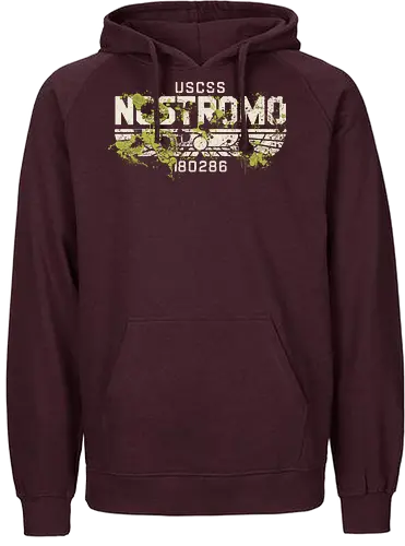 Nostromo Acid - nostromo, alien, retro monitor, spaceship, scifi, 1979, weyland, xenomorph - Fairtrade Hoodie
