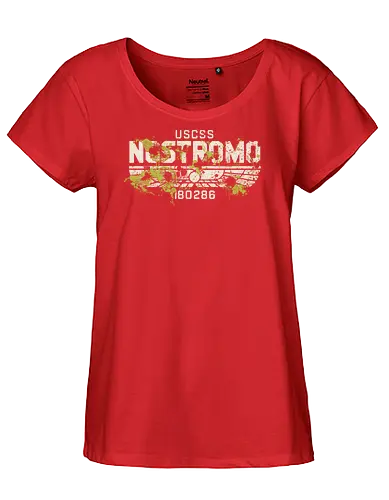 Nostromo Acid - nostromo, alien, retro monitor, spaceship, scifi, 1979, weyland, xenomorph - Fairtrade Girl Shirt
