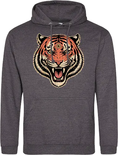 Third Eye Mystical Tiger Head Art Print