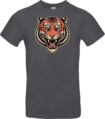 Third Eye Mystical Tiger Head Art Print