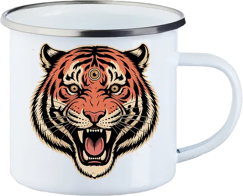 Third Eye Mystical Tiger Head Art Print