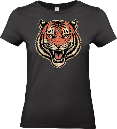 Third Eye Mystical Tiger Head Art Print
