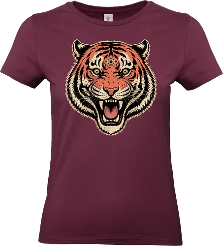 Third Eye Mystical Tiger Head Art Print