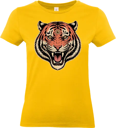 Third Eye Mystical Tiger Head Art Print